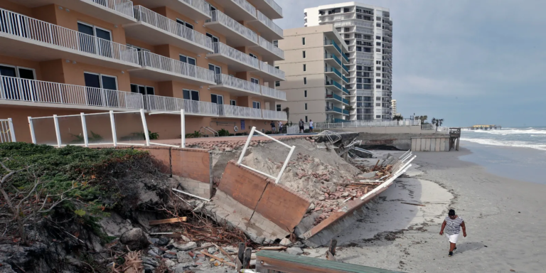 storm-damaged-daytona-condo - FPAT Fort Lauderdale condo reserve study team at work