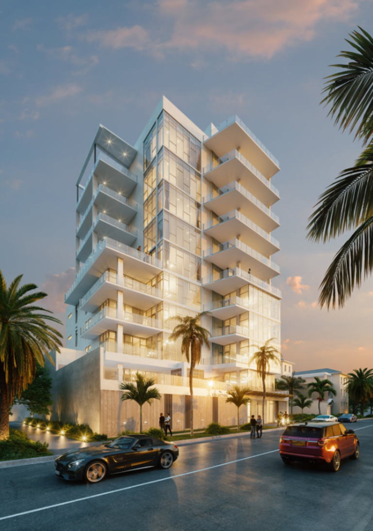 The Collection Condos in Downtown Sarasota 1335 2nd street Sarasota fl 34236 - FPAT - FPAT Luxury Modern Condo Building Exterior at the Collection Condos 1335 2nd Street in Downtown Sarasota Florida Insurance Appraisal